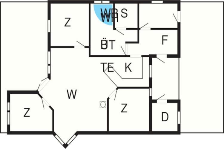 6 Person Holiday Home In Ansager Esterno foto